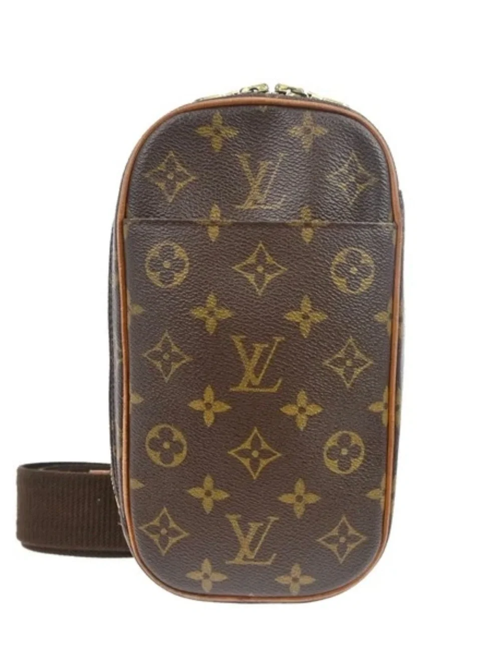 Authentic Louis Vuitton Pochette gange monogram bum bag mini crossbody